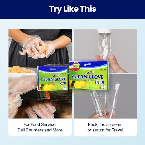 Cleanwrap Disposable Gloves LDPE BPA Free