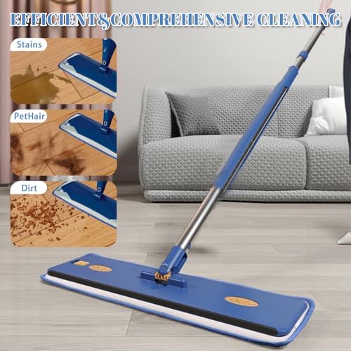 FOITLE 2 Pack Microfiber Reusable Mop Pads for Bona