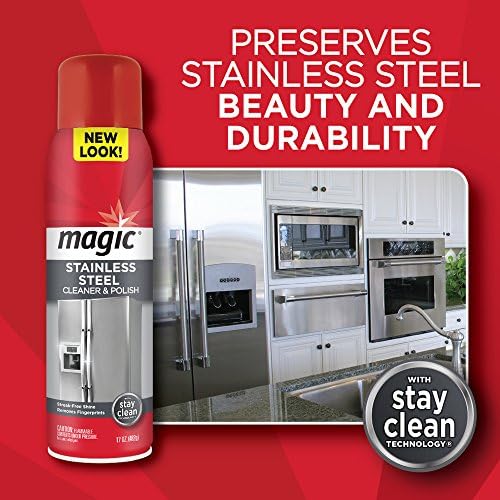 Magic Stainless Steel Cleaner Aerosol 17 Ounce