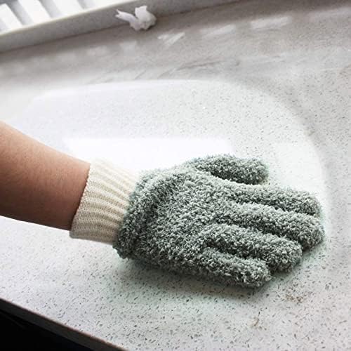 MIG4U Reusable Microfiber Dusting Gloves 2 Pairs
