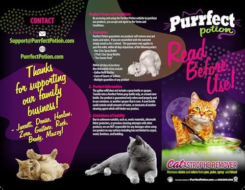 Purrfect Potion CATastrophe Remover 32oz Spray