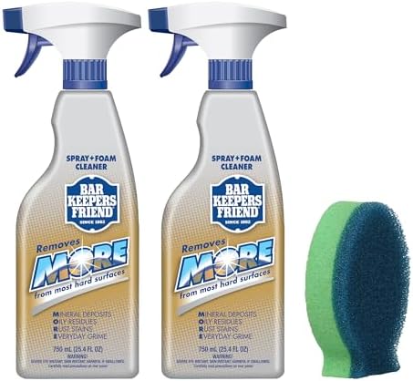Bar Keepers Friend MORE Spray Foam Multipurpose Cleaner 2 x 254 oz