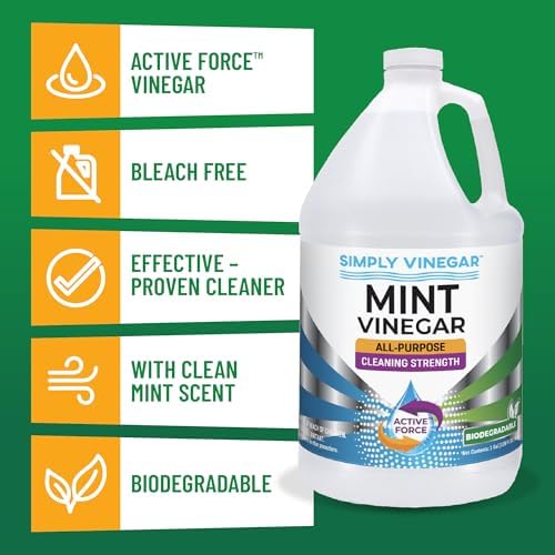 Simply Vinegar Mint Vinegar 128 oz All-Purpose Cleaner 1