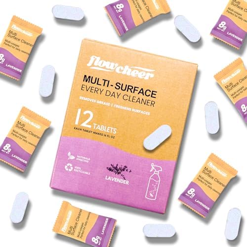 Flowcheer Multi Surface Cleaner Refills - 12 Pack Tablets