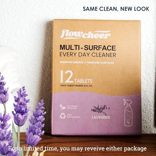 Flowcheer Multi Surface Cleaner Refills - 12 Pack Tablets