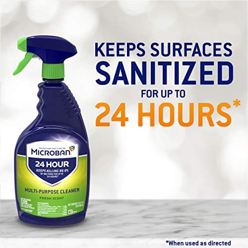Microban 24 Hour Multi-Purpose Cleaner 32 Ounce Pack of 2