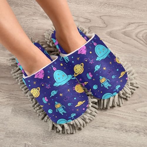Zhirexin Cartoon Astronaut Cleaning Slippers