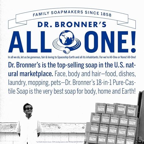 Dr Bronners Sal Suds Cleaner 32 oz - Biodegradable All-Purpose Pine Scented