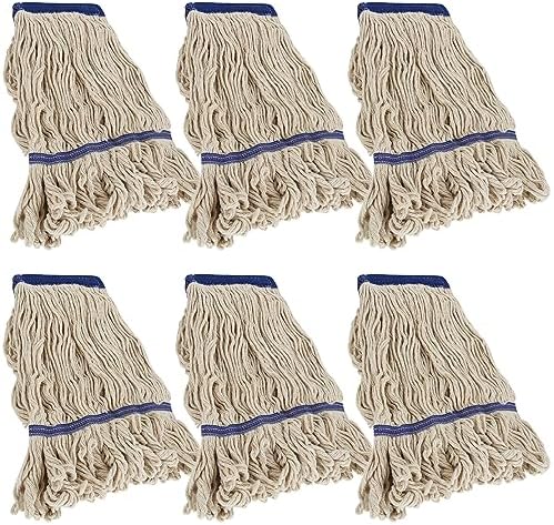 ZOFORTY 6Pcs Heavy Duty Mop Head Refills