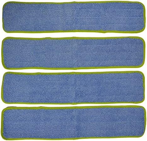 CleanAide Super Absorbent Microfiber Mop Pads 4-Pack