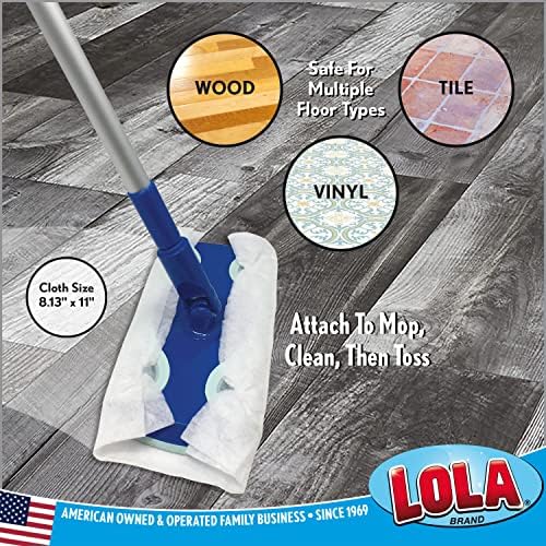 LOLA Dry Sweeping Cloth Refill Pads 11x813 32 Pack