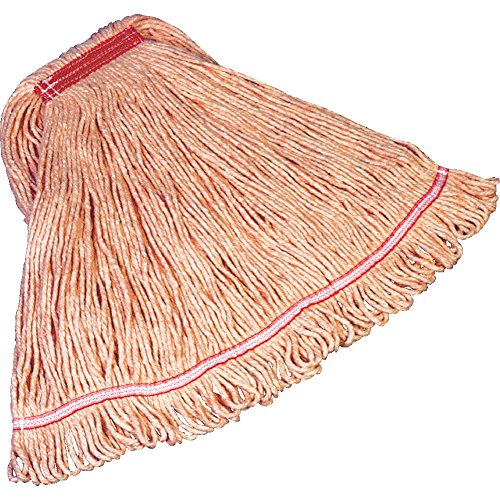 Rubbermaid Super Stitch Blend Mop Head Replacement 1-Inch Headband Large Red