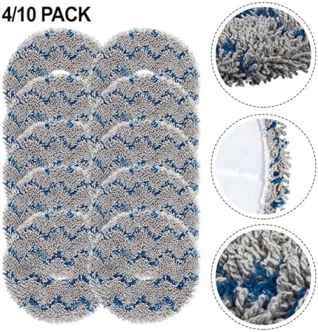 4-Pack Replacement Mop Pads for DEEBOT N30 and Omni